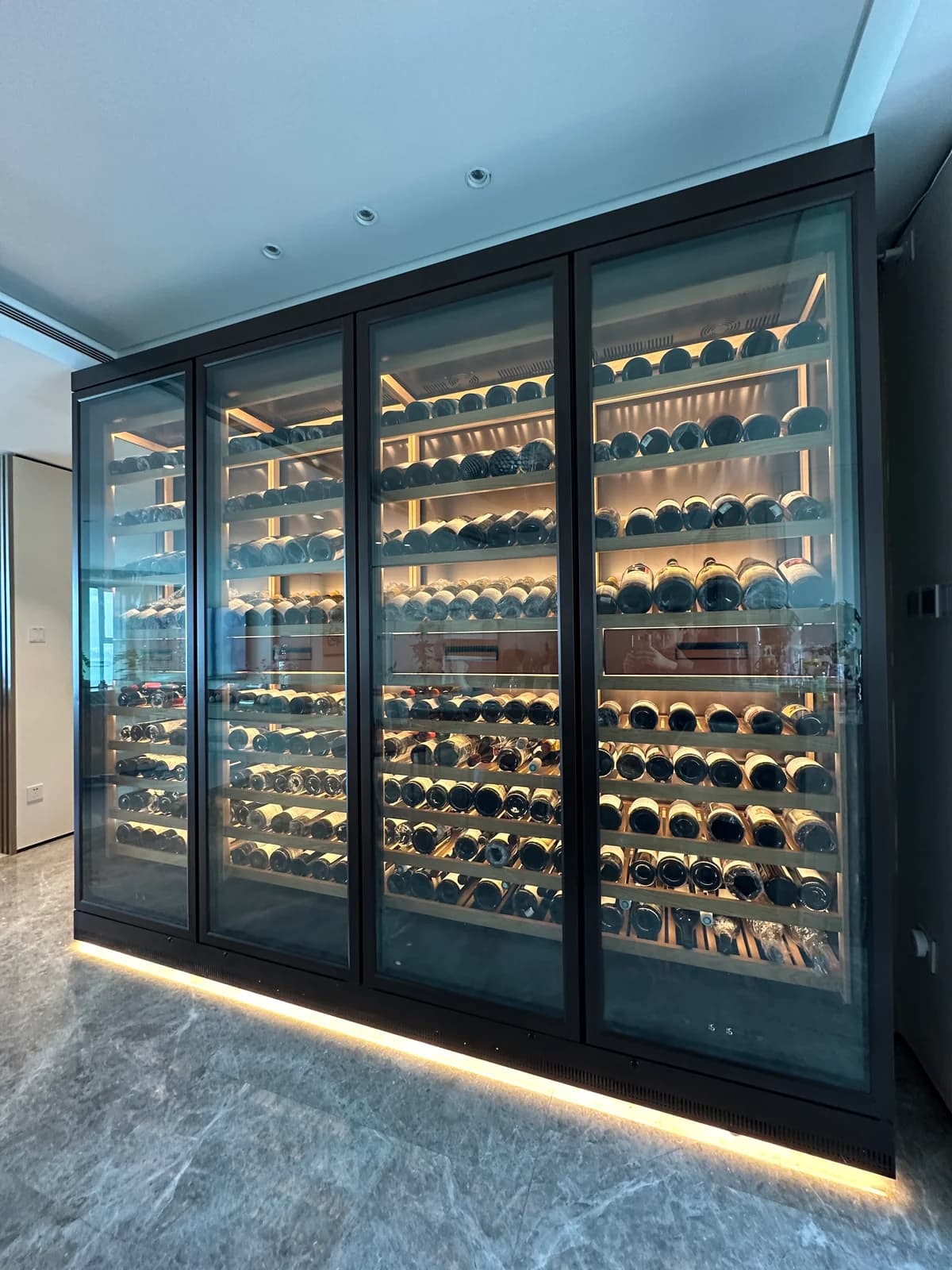 Skyline Penthouse Wine Wall